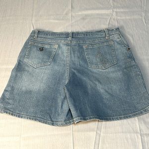 Vintage baby phat Y2K Denim Short High Rise Juniors Size 7 Light Wash Pockets